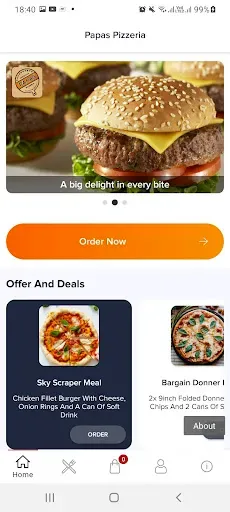 Скриншот 2 — Papas Pizzeria