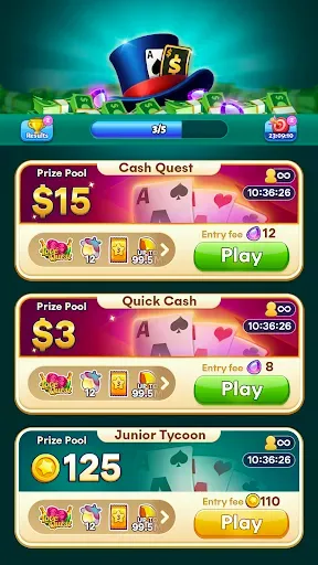 Скриншот 4 — Solitaire Town Tycoon