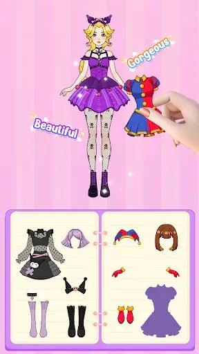 Скриншот 3 — Paper Doll Diary: Dress Up DIY
