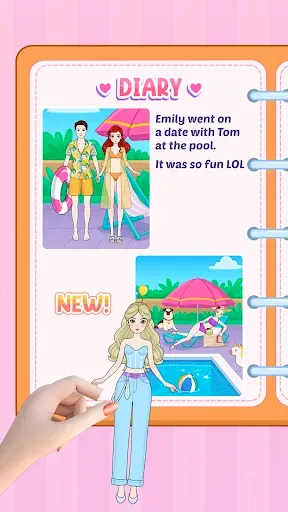 Скриншот 6 — Paper Doll Diary: Dress Up DIY
