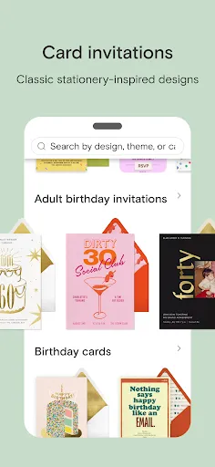 Скриншот 1 — Invitation Maker & Card Design