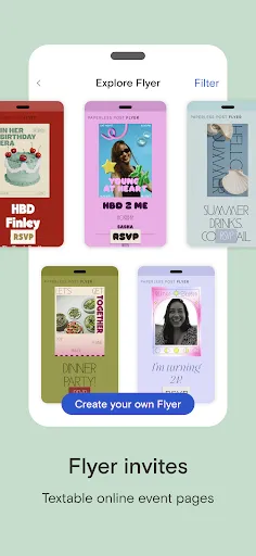 Скриншот 2 — Invitation Maker & Card Design