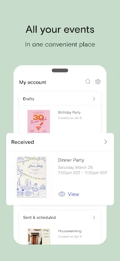 Скриншот 3 — Invitation Maker & Card Design