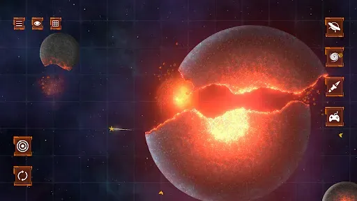 Скриншот 1 — Solar Smash 2D: Destroy Planet