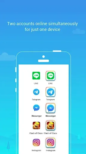 Скриншот 1 — Parallel Space Lite－Dual App