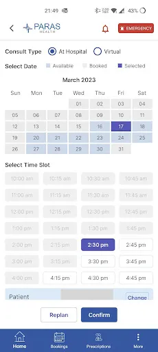 Скриншот 4 — Paras Health Patient App