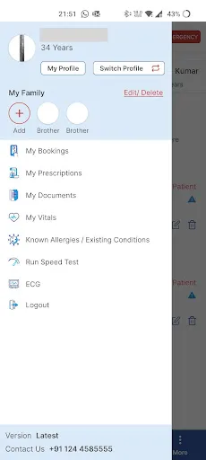 Скриншот 5 — Paras Health Patient App