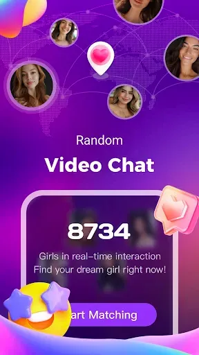 Скриншот 1 — Lumi - online video chat