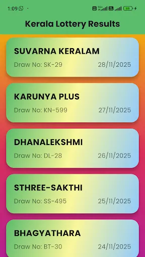 Скриншот 1 — Kerala Lottery Results