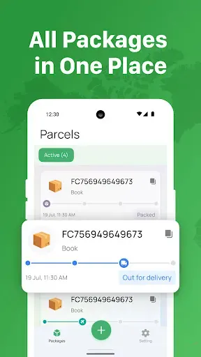 Скриншот 1 — Package & Delivery Tracker