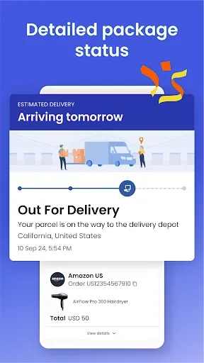 Скриншот 3 — Parcel Monitor - Track Package