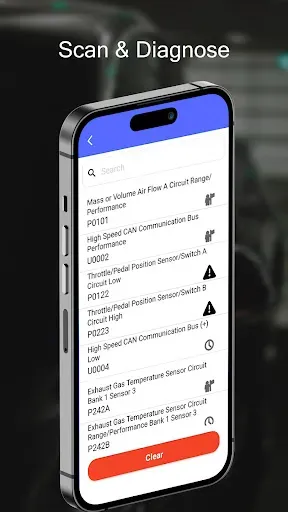 Скриншот 6 — Автомобильный Сканер OBD2