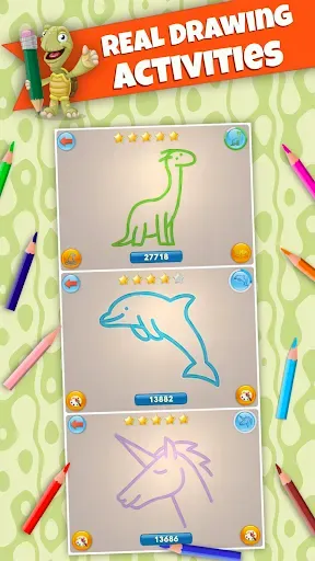 Скриншот 1 — BeeArtist - Learn to Draw Easy