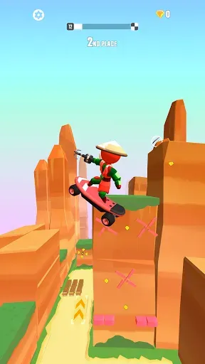 Скриншот 3 — Swing Loops: Grapple Hook Race