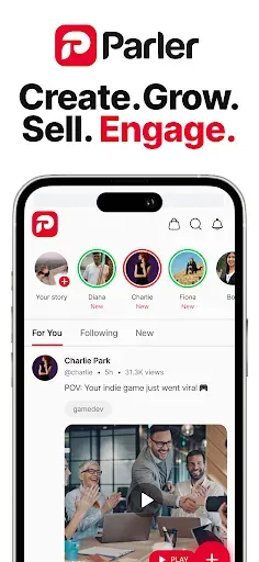 Скриншот 1 — Parler