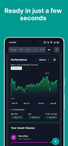Скриншот 3 — Parqet - Portfolio Tracker