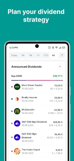 Скриншот 4 — Parqet - Portfolio Tracker