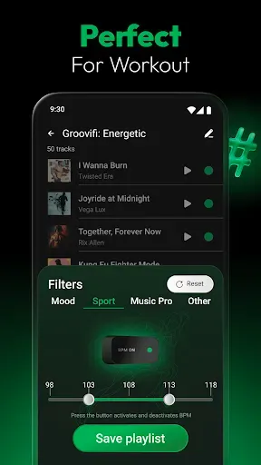 Скриншот 3 — Groovifi - Playlist Generator