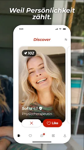 Скриншот 2 — Parship: die Dating App
