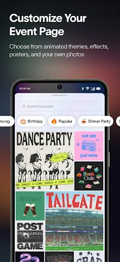 Скриншот 2 — Partiful: Fun Party Invites