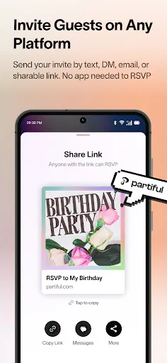 Скриншот 3 — Partiful: Fun Party Invites