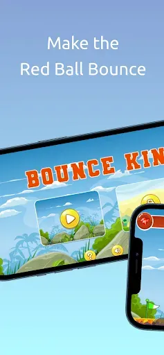 Скриншот 1 — Bounce King: Red Bounce Ball