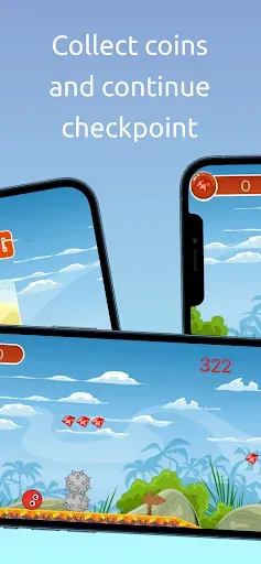 Скриншот 2 — Bounce King: Red Bounce Ball