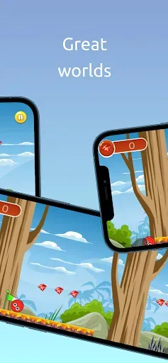 Скриншот 4 — Bounce King: Red Bounce Ball