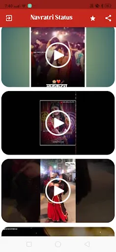 Скриншот 2 — Navratri Video Status