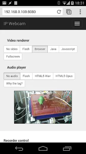Скриншот 3 — IP Webcam Pro