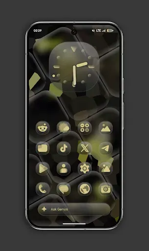 Скриншот 3 — Glassy MaterialYou Icons