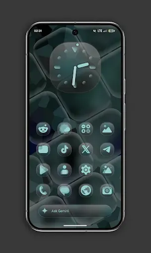Скриншот 4 — Glassy MaterialYou Icons