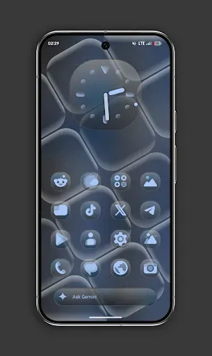 Скриншот 5 — Glassy MaterialYou Icons