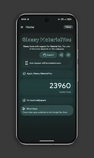 Скриншот 7 — Glassy MaterialYou Icons