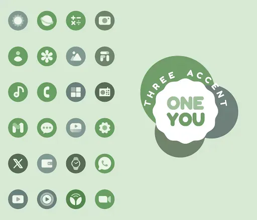 Скриншот 2 — OneYou Three Accent Icons