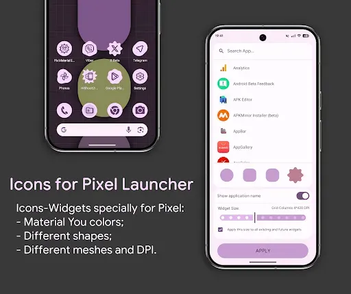 Скриншот 2 — Pix Material Expressive Icons