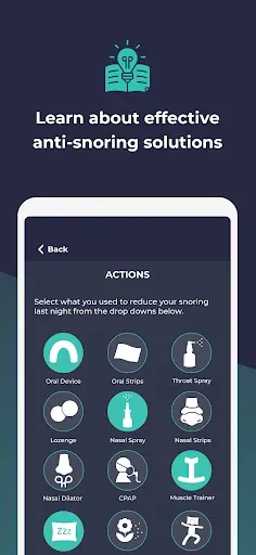 Скриншот 2 — SnoreLogic: Track Your Snoring