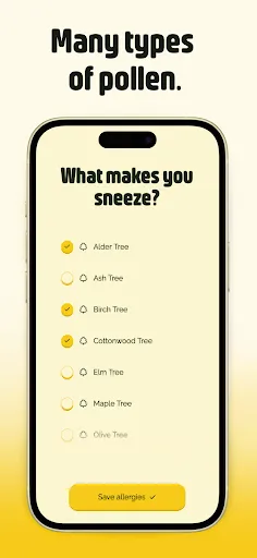 Скриншот 2 — Pollinate - Pollen Forecast
