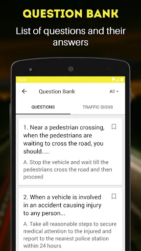 Скриншот 2 — RTO Exam: Driving Licence Test