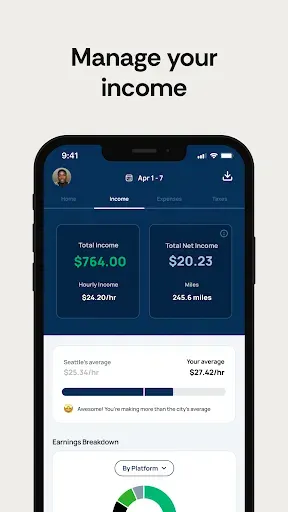 Скриншот 2 — Solo: Your Gig Business App