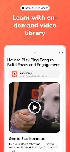 Скриншот 4 — PawChamp - Dog Training & Care