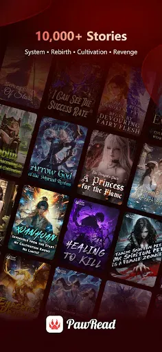 Скриншот 1 — PawRead - Read Fantasy Novels