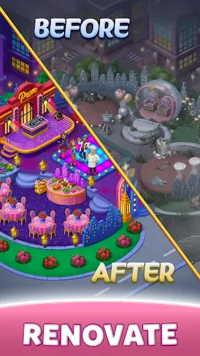 Скриншот 3 — Party Project: Merge&Makeover