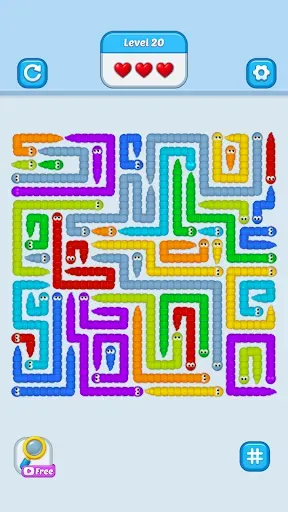 Скриншот 2 — Wiggle Escape: Snake Puzzle