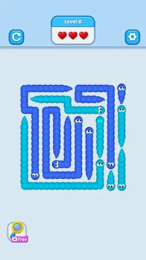 Скриншот 4 — Wiggle Escape: Snake Puzzle