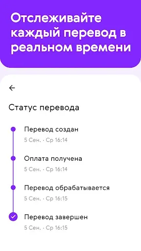 Скриншот 5 — Денежный перевод - это просто