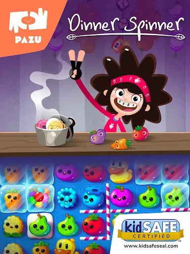 Скриншот 6 — Dinner Spinner Match 3 Game