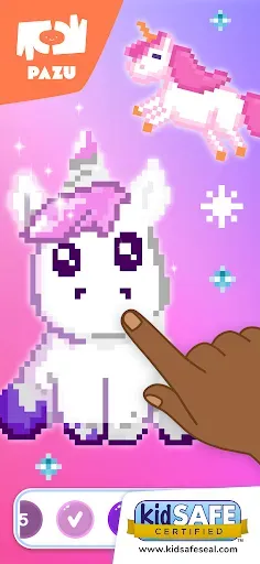 Скриншот 1 — Pixel coloring games for kids