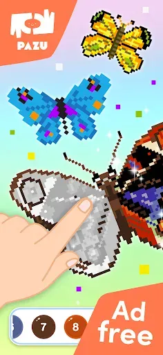 Скриншот 2 — Pixel coloring games for kids