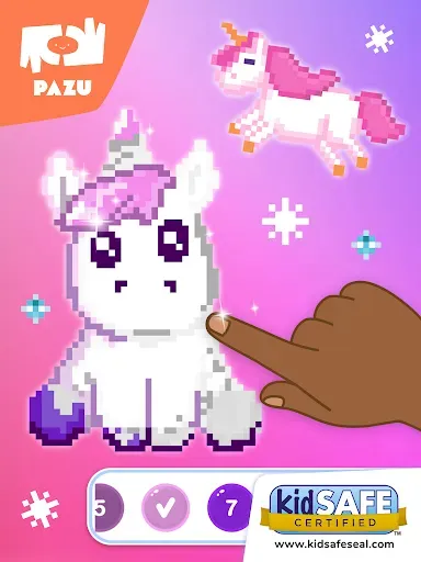 Скриншот 6 — Pixel coloring games for kids